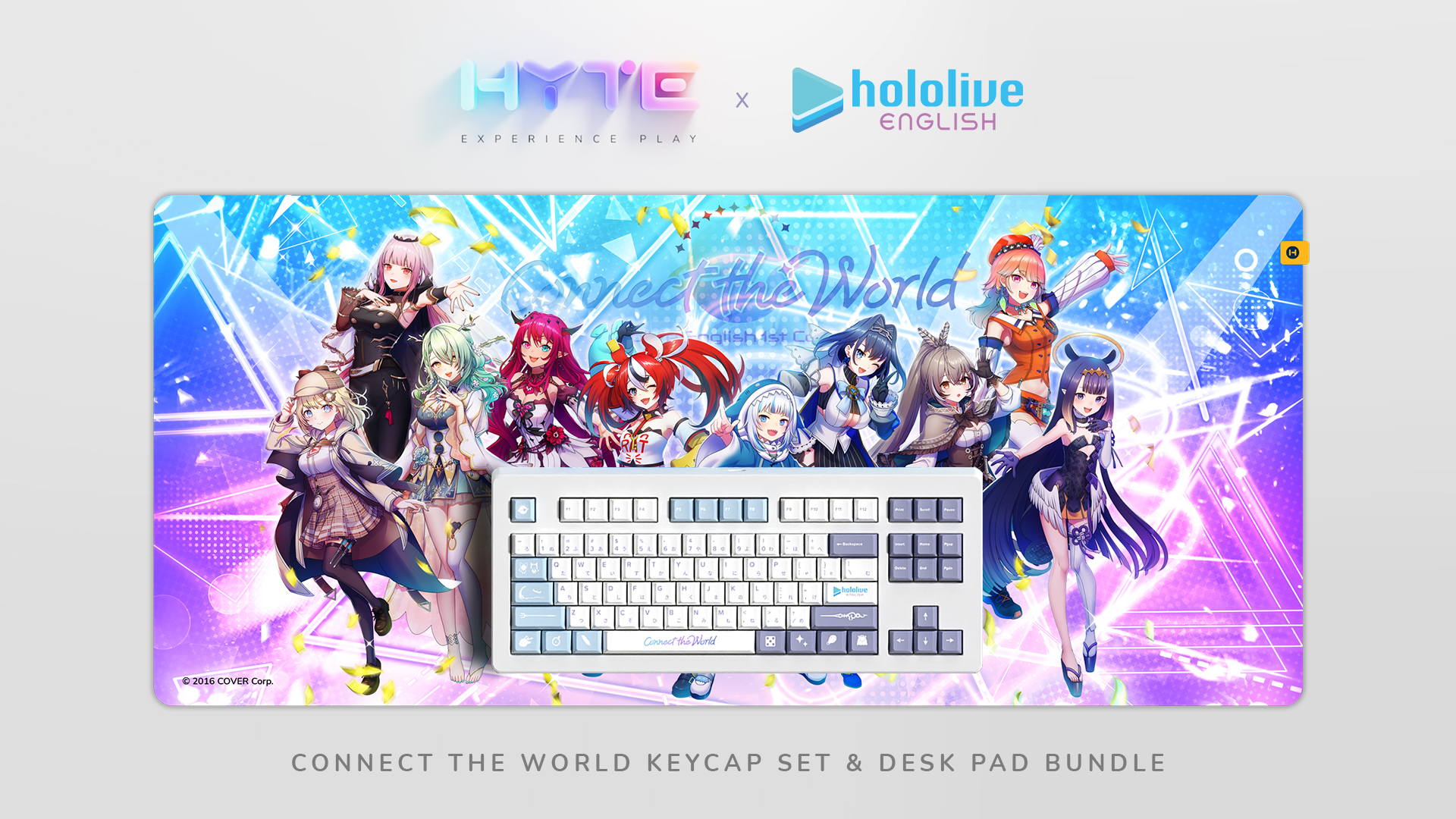 発売中】HYTE × holoEN キーキャップ&パッド / hololive English 1st Concert -Connect the  World- 記念 限定キーキャップ＆マウスパッド（日本向け） | ホロライブ グッズ情報まとめ