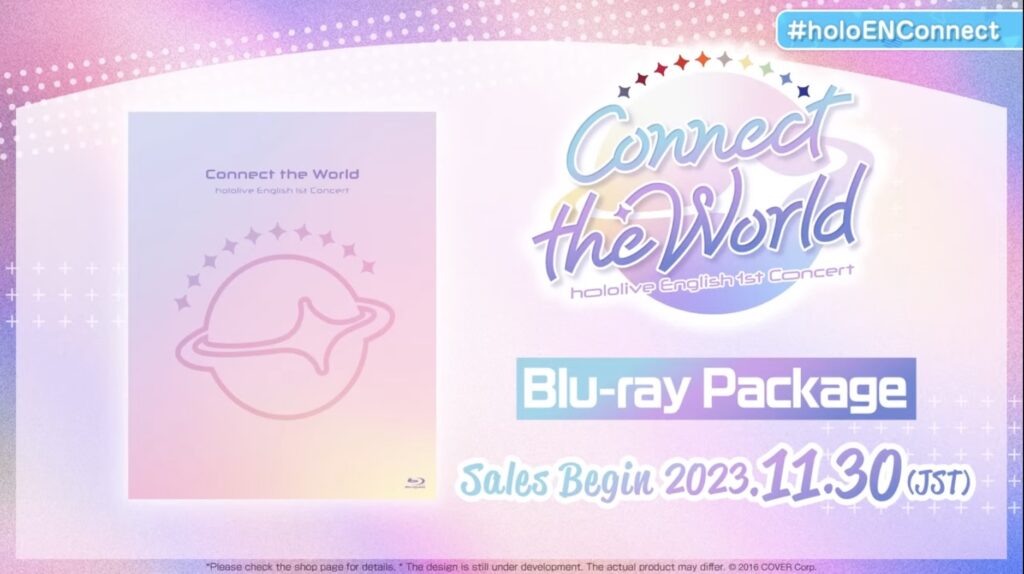 予約終了】Blu-ray「hololive English 1st Concert – Connect the 